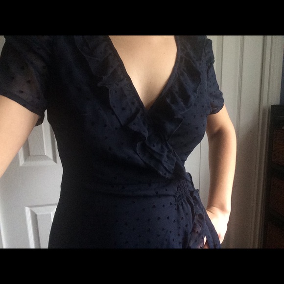Wrap Ruffled Dress - Picture 2 of 8
